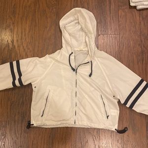 brandy melville cropped windbreaker style cropped jacket